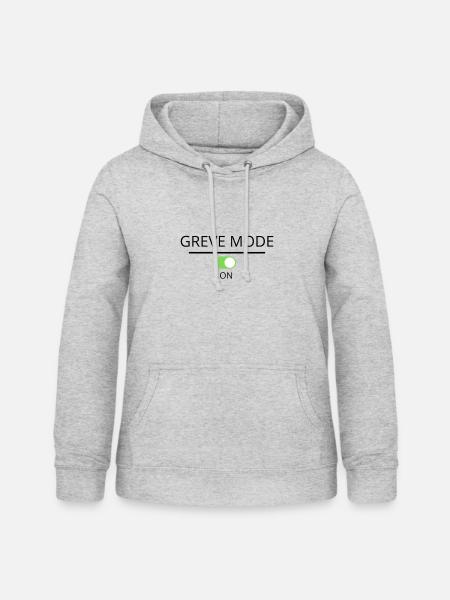 Greve mode on - Women's Hoodie - light heather grey