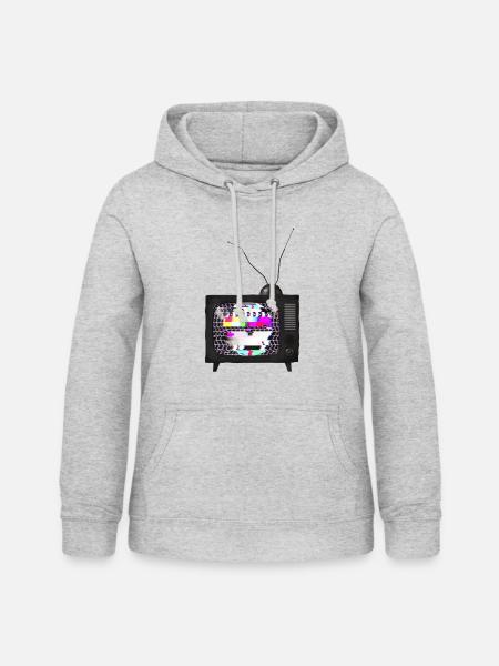 Kein Signal - Frauen Hoodie - Hellgrau meliert