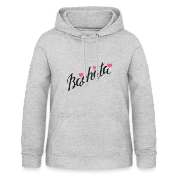 Bachata with heart - Women's Hoodie - light heather grey - Front - AI Model Female 172 light (172cm)