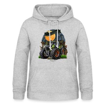 Waffenschmiede Marktoberdorf Traktor Schlepper - Frauen Hoodie - Hellgrau meliert - Vorne - AI Model Female 172 light (172cm)