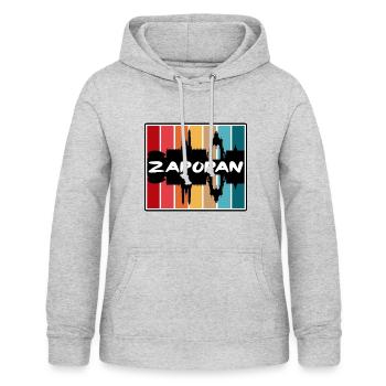 Zapopan Mexique Skyline Silhouette Souvenir de voyage - Sweat à capuche Femme - gris clair chiné - Devant - AI Model Female 172 light (172cm)