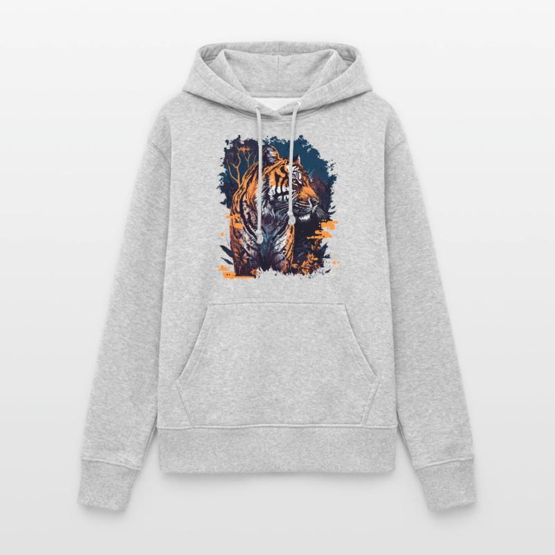 Tygrys Bluza damska z kapturem