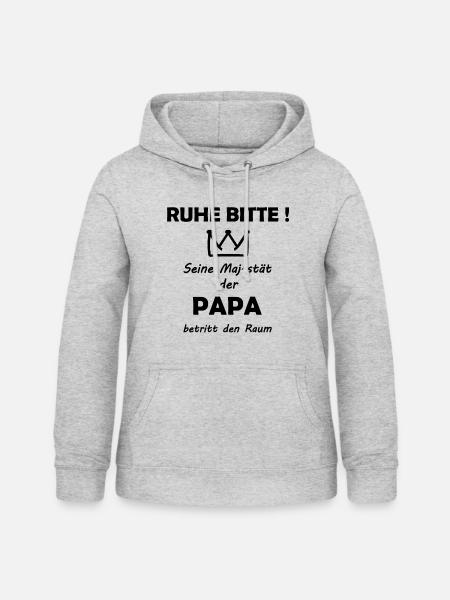 Der beste Papa - Frauen Hoodie - Hellgrau meliert