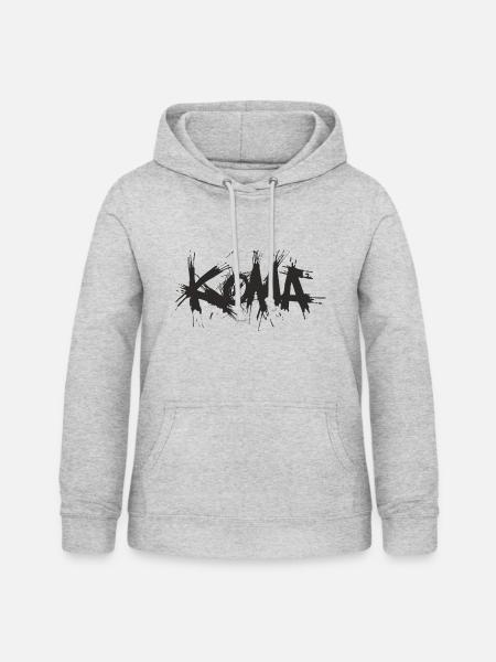 Koma - Frauen Hoodie - Hellgrau meliert