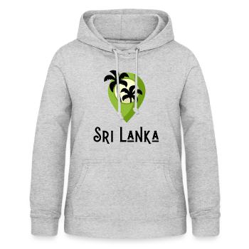 Sri Lanka T-Shirts & Sweats à capuche pour Backpacker Travel - Sweat à capuche Femme - gris clair chiné - Devant - AI Model Female 172 light (172cm)