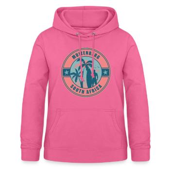 Muizenberg Südafrika Sommer Surf Design - Frauen Hoodie - Pink - Vorne - AI Model Female 172 light (172cm)