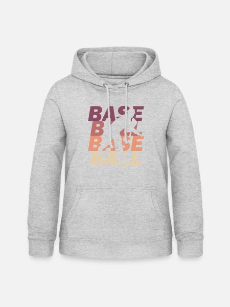 Pitcher - Frauen Hoodie - Hellgrau meliert