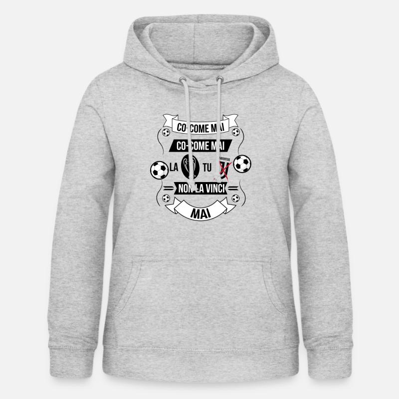 CO COME MAI - Felpa con cappuccio da donna - grigio chiaro melange