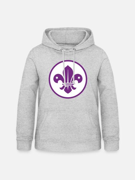Pfadfinder / Pfadfinder - Frauen Hoodie - Hellgrau meliert