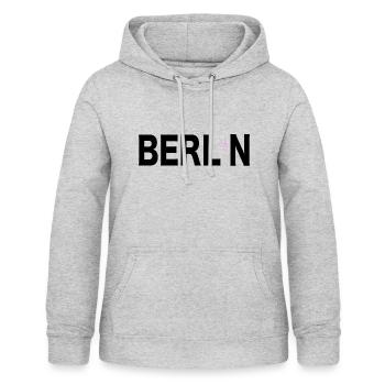 Berlin Souvenir Deutschland Geschenk Skyline - Frauen Hoodie - Hellgrau meliert - Vorne - AI Model Female 172 light (172cm)