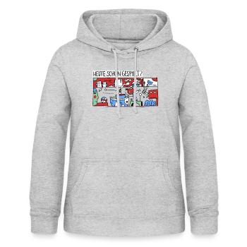 Game - Women's Hoodie - light heather grey - Front - AI Model Female 172 light (172cm)