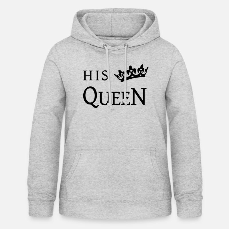 Saint Valentin - Sweat à capuche Femme - gris clair chiné