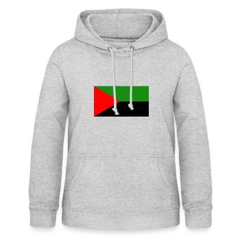 Unabhängigkeitsflagge Martinique - Frauen Hoodie - Hellgrau meliert - Vorne - AI Model Female 172 light (172cm)