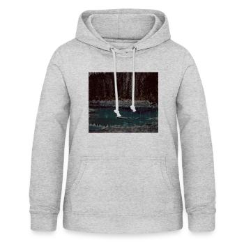 Design - Frauen Hoodie - Hellgrau meliert - Vorne - AI Model Female 172 light (172cm)