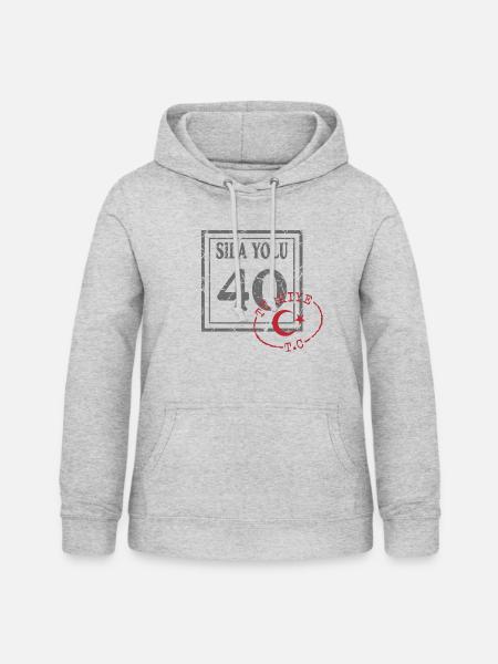 Kırşehir - Frauen Hoodie - Hellgrau meliert