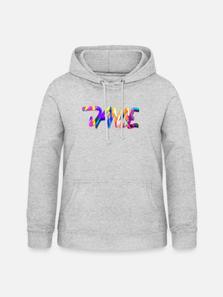 Dance tanzen - Frauen Hoodie - Hellgrau meliert