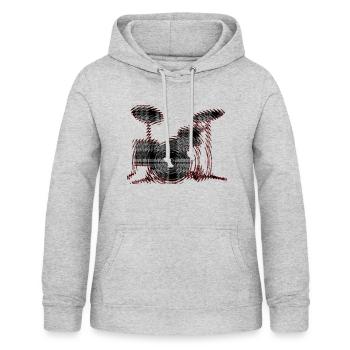 Drums - Women's Hoodie - light heather grey - Front - AI Model Female 172 light (172cm)