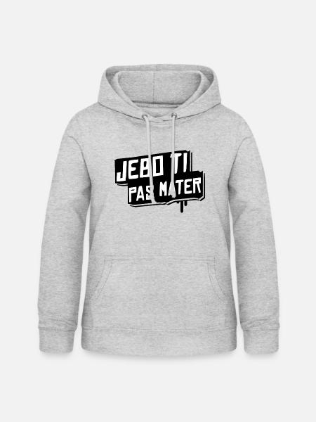 jebo ti pas mater - Frauen Hoodie - Hellgrau meliert