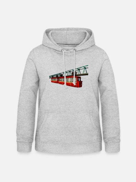 Kaiserwagen - Frauen Hoodie - Hellgrau meliert