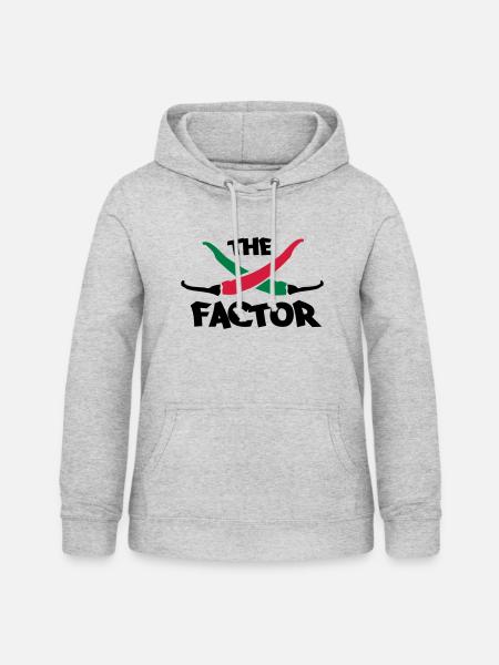 The chilli factor - Frauen Hoodie - Hellgrau meliert