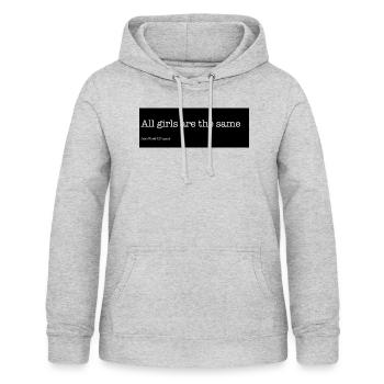 For Juice World - Frauen Hoodie - Hellgrau meliert - Vorne - AI Model Female 172 light (172cm)