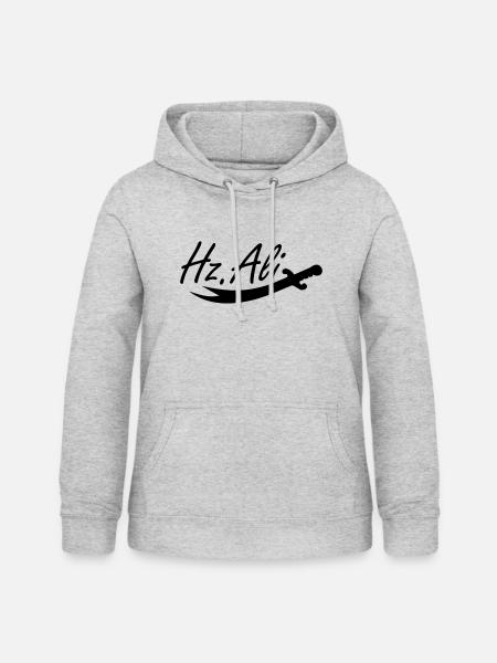 Hz. Ali - Zülfikar - Frauen Hoodie - Hellgrau meliert