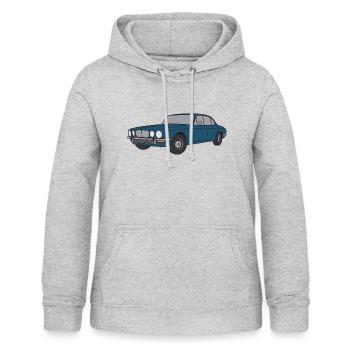 70s XJ Series 2 Squadron Blue - Women's Hoodie - light heather grey - Front - AI Model Female 172 light (172cm)