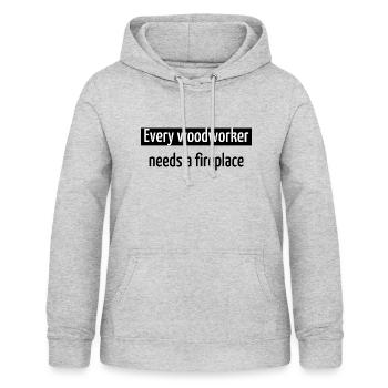 Funny Carpenter Job Union Carpenter - Women's Hoodie - light heather grey - Front - AI Model Female 172 light (172cm)