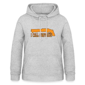 I Call Shotgun 8 - Women's Hoodie - light heather grey - Front - AI Model Female 172 light (172cm)