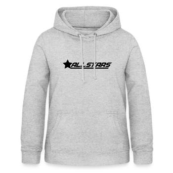Cool Allstars Design - Frauen Hoodie - Hellgrau meliert - Vorne - AI Model Female 172 light (172cm)