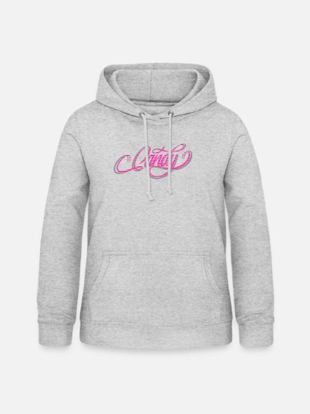 süsse süssigkeit candy typografie - Frauen Hoodie - Hellgrau meliert