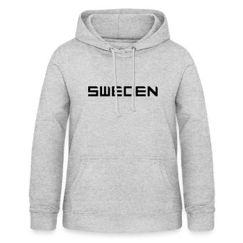 Schweden - Frauen Hoodie - Hellgrau meliert - Vorne - AI Model Female 172 light (172cm)