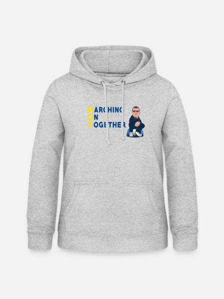 mot3 - Frauen Hoodie - Hellgrau meliert