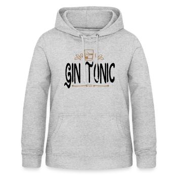 Gin Tonic - Frauen Hoodie - Hellgrau meliert - Vorne - AI Model Female 172 light (172cm)