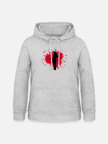 Japan - Frauen Hoodie - Hellgrau meliert