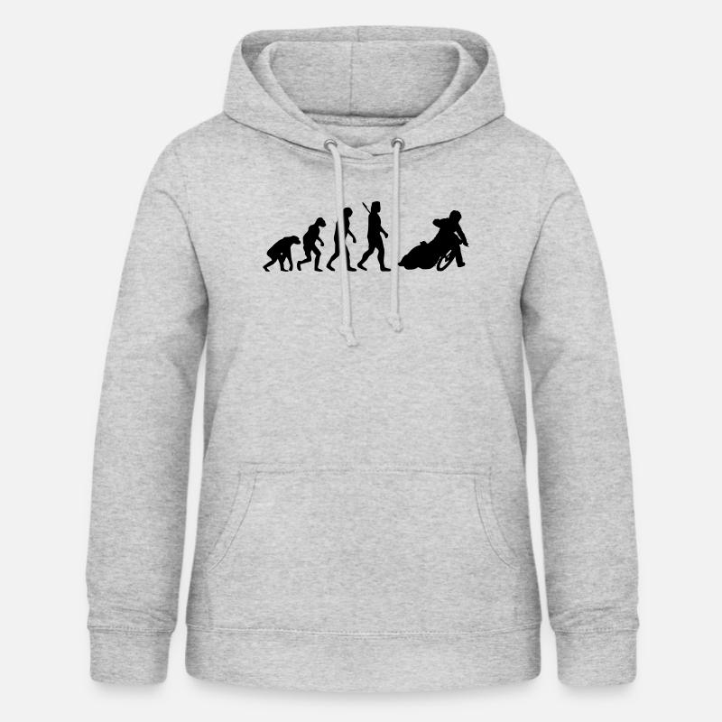 Evolution Speedway - Women's Hoodie - light heather grey