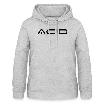 ACID 1 - Frauen Hoodie - Hellgrau meliert - Vorne - AI Model Female 172 light (172cm)