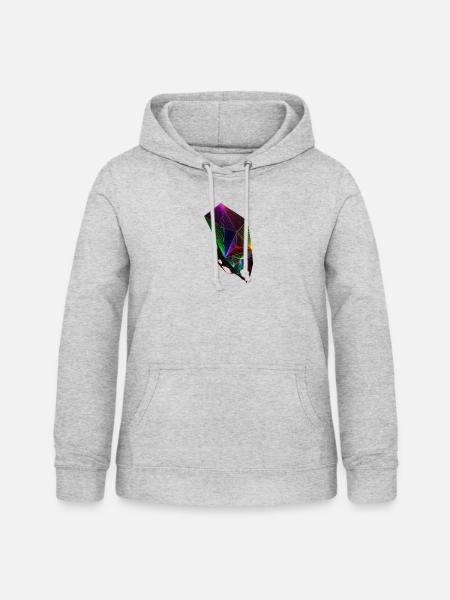 Psy - Frauen Hoodie - Hellgrau meliert