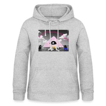 cult - Women's Hoodie - light heather grey - Front - AI Model Female 172 light (172cm)