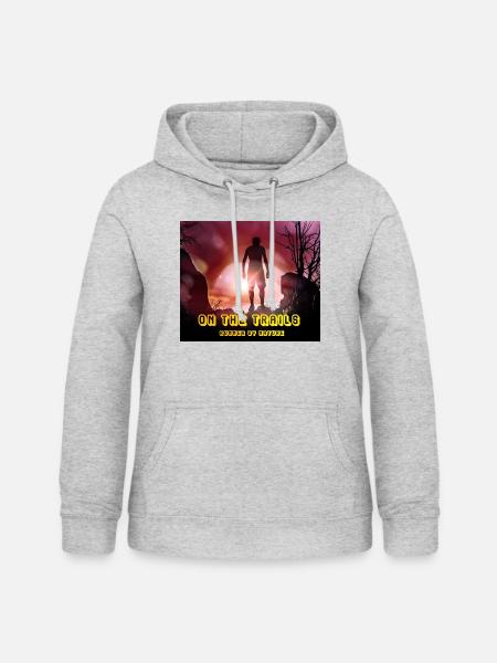 Auf den Trails - Frauen Hoodie - Hellgrau meliert