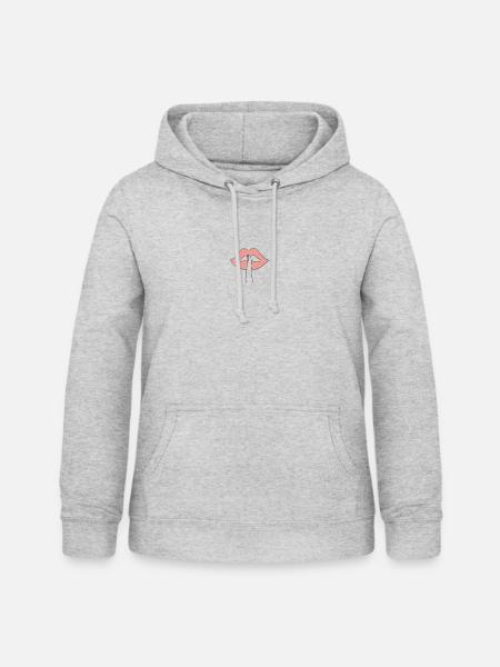 chut... - Frauen Hoodie - Hellgrau meliert