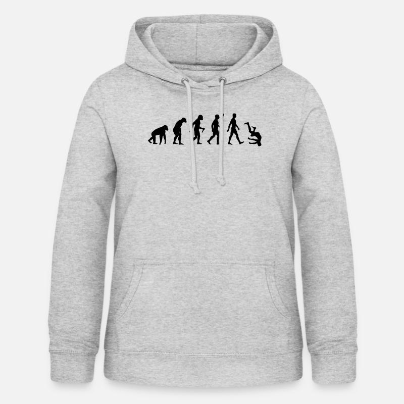 Evolution Fail - Women's Hoodie - light heather grey