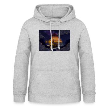 Magic ship - Women's Hoodie - light heather grey - Front - AI Model Female 172 light (172cm)