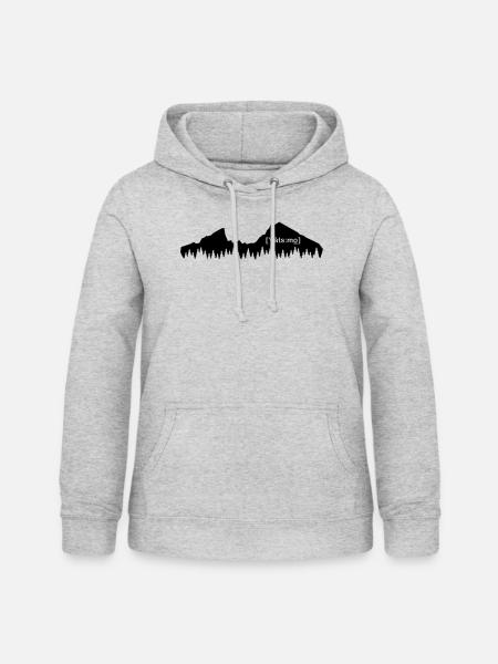 Watz'mo - Frauen Hoodie - Hellgrau meliert