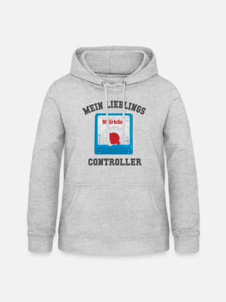 Märklin Mein Controller - Frauen Hoodie - Hellgrau meliert