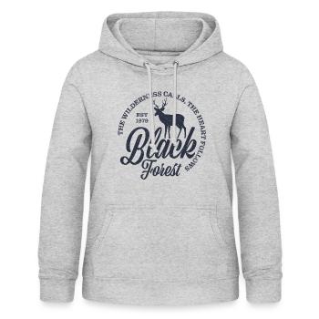 Black Forest - Women's Hoodie - light heather grey - Front - AI Model Female 172 light (172cm)