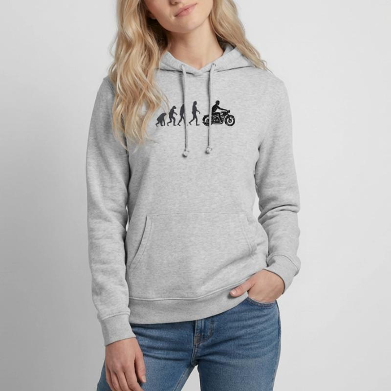 Biker - Human evolution Women's Hoodie