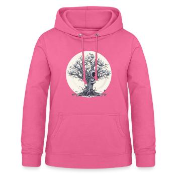 Wunder Baum Fantasie - Frauen Hoodie - Pink - Vorne - AI Model Female 172 light (172cm)