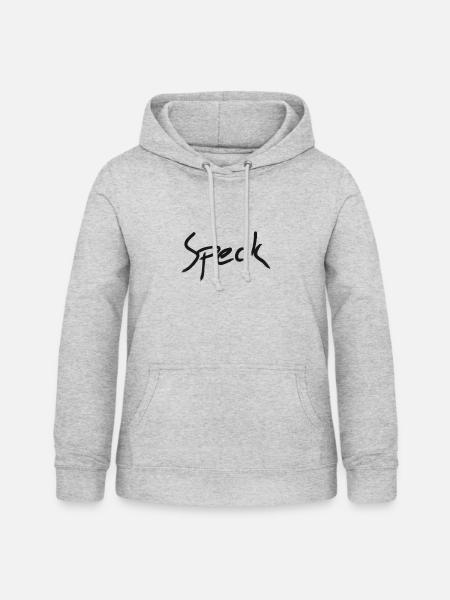 speck - Frauen Hoodie - Hellgrau meliert