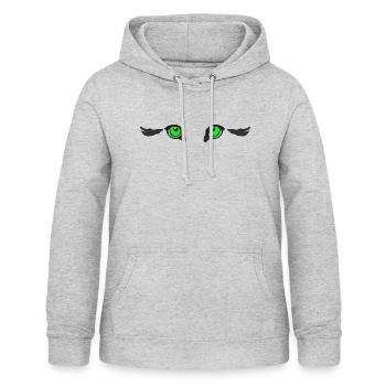eyes - Women's Hoodie - light heather grey - Front - AI Model Female 172 light (172cm)